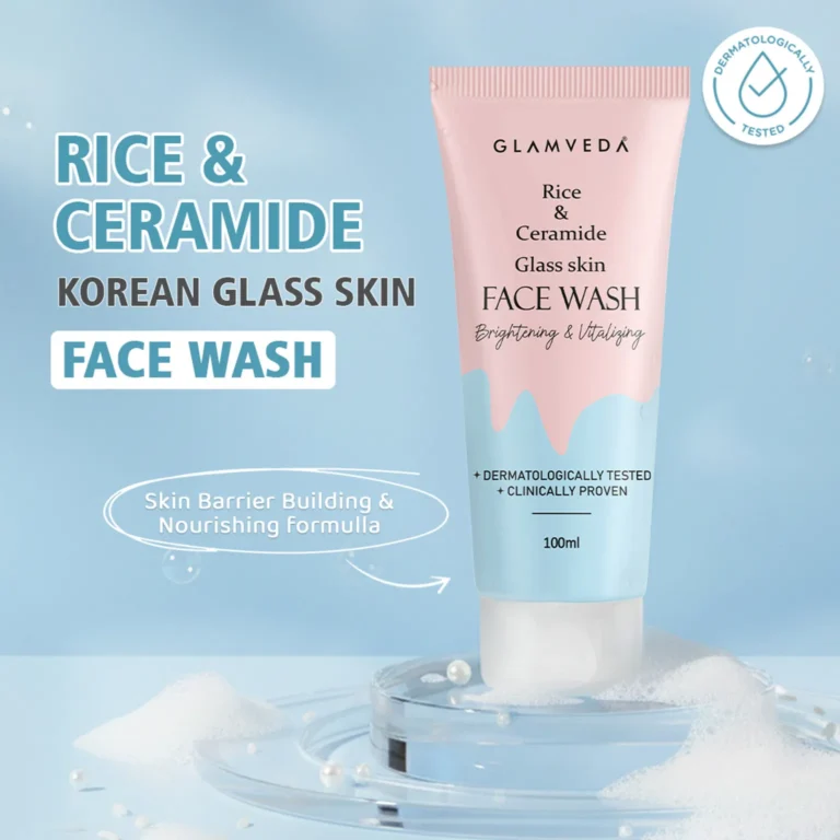 GLAMVEDA Rice & Ceramide Face Wash
