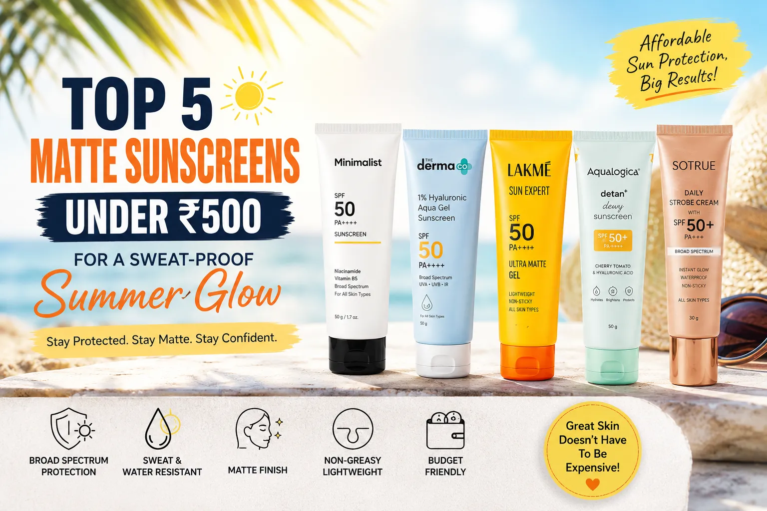 Best matte sunscreen