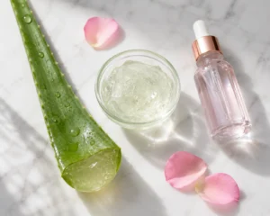 how to use aloe vera gel on face overnight
