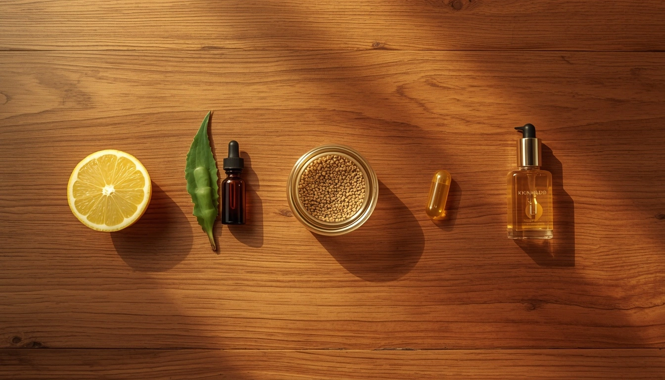 flaxseed gel customised lemon tea tree aloe vitamin E kumkumadi