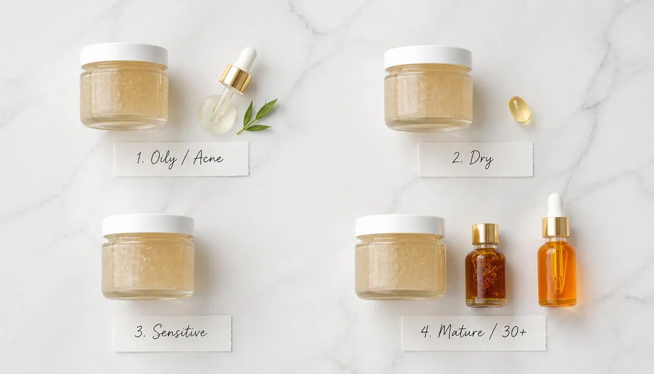 flaxseed gel skin type guide oily dry sensitive Indian skin