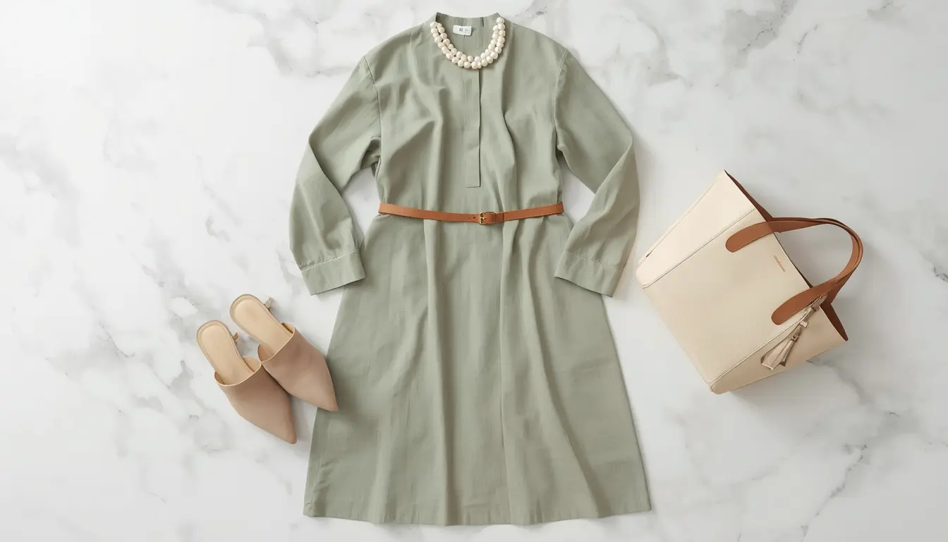 kurta styled as a dress with belt modern Indian women