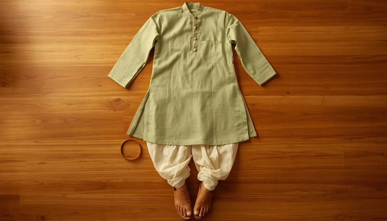 long kurta with dhoti pants modern indo-western Indian outfit